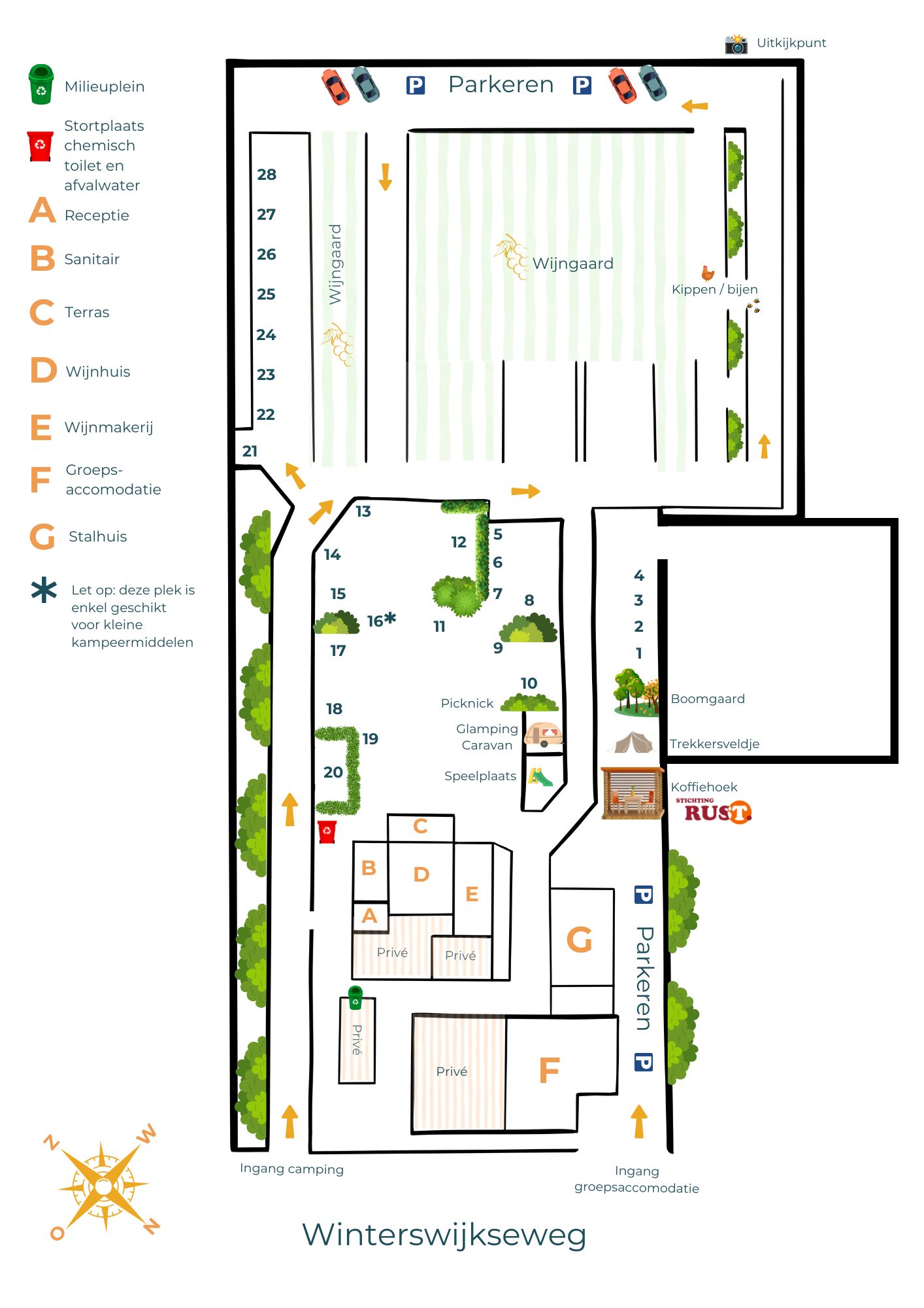 Plattegrond Erve Wisselink